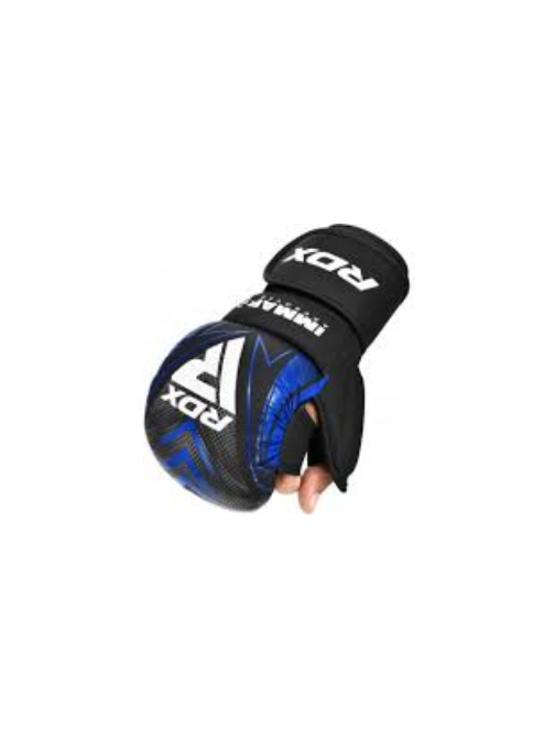 Перчатки ММА RDX IMMAF синие