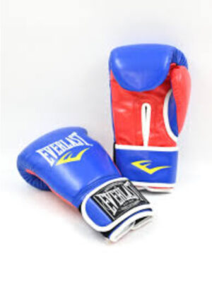 Боксерские перчатки Everlast (сине-красные)