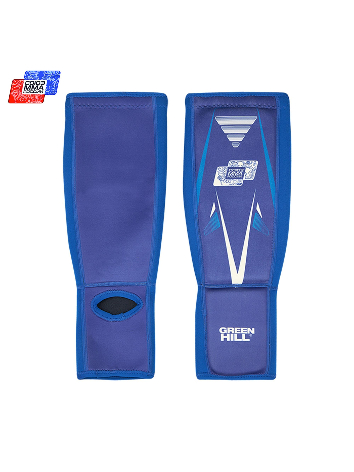 Защита голени и стопы Союз MMA Green Hill синие