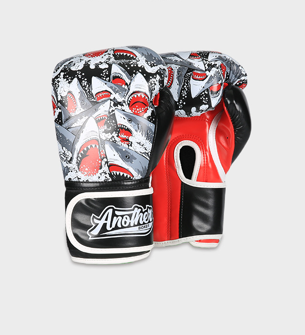 Перчатки боксерские Another Boxer с принтом акула