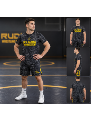 Рашгард и шорты RUDIS тёмно-серый