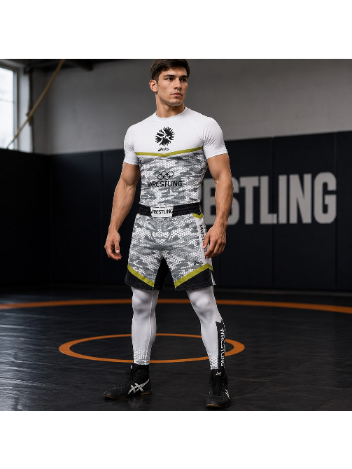 Комплект 3 в 1 United World Wrestling белый