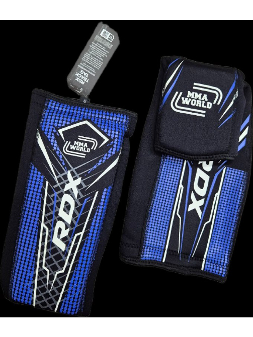 Щитки ММА RDX World MMA синие в Новосибирске купить